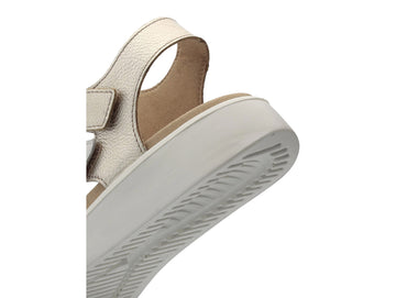 Ara Madeira Comfort Sandals Removable Footbed 3 Straps Wedge