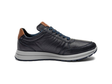 Ara Scarpe Uomo Matteo 2.0 Stringate con Zip Laterale in Pelle