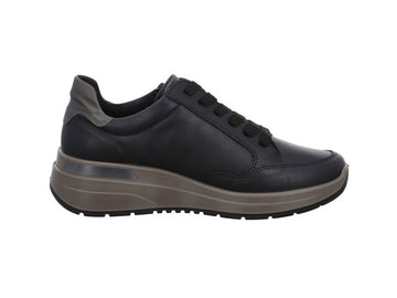 Ara Garda Scarpe Stringate con Zip Comfort Tomaia Pelle Nera Garda 57704-01h