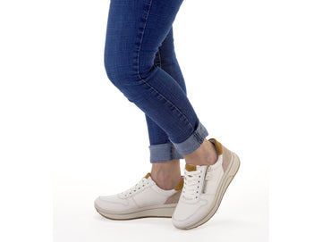 Ara Sapporo Women's Comfort Shoes Lace-up Zip Upper Leather
