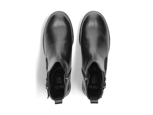 Ara Donna Stivaletti Bristol Invernali con Cinturino Tomaia Pelle