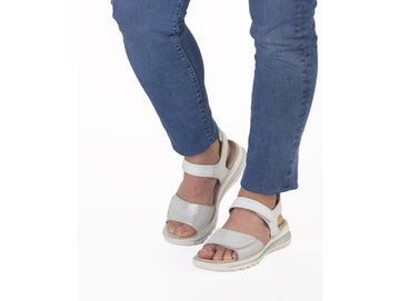 Ara Sandals Tampa Casual Comfort 2 Straps Wedge Leather Upper