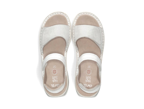 Ara Sandals Tampa Casual Comfort 2 Straps Wedge Leather Upper