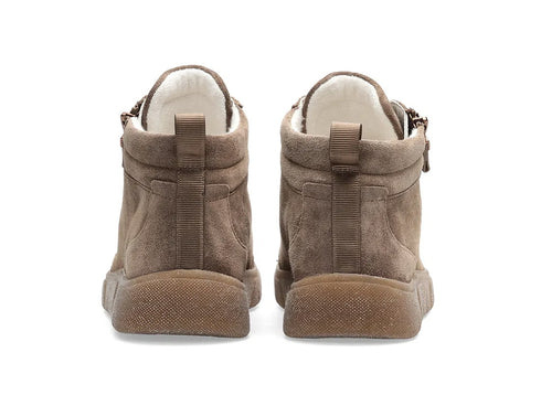 Ara Donna High lace-up Rom Sport Laces and Zip Suede Upper