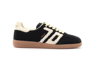 Back 70 Sneakers Donna Cloud 603 Autunno Inverno Tomaia Camoscio Nero
