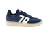 Back 70 Sneaker Boston Uomo in Pelle e Suede Blu con Suola Ice A08