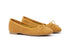 Francesco Milano Suede Ballerinas with Bow