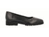 Gioseppo Ballerina Sauchie Nera in Pelle con Suola Carrarmato 70801