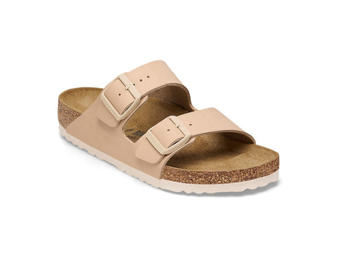 Birkenstock Arizona Donna 2 Fibbie Tomaia Birko-Flor New Beige