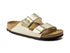 Birkenstock Woman Arizona Summer Slippers two Gold Buckles