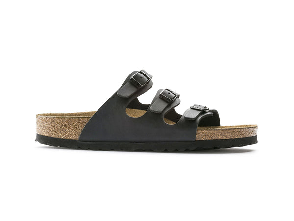 Birkenstock Florida Birkoflor Plantare Soft Footbed Comfort Estivo Nero 0053013