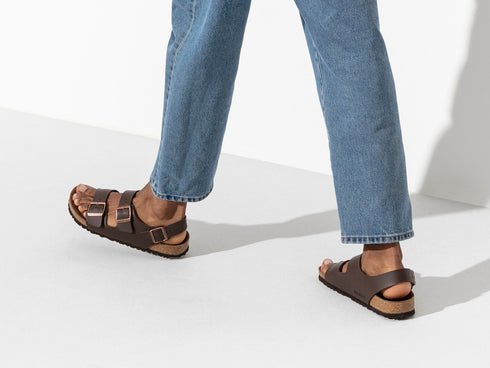 Birkenstock Men Milan Birko-Flor Sandals with 2 Buckles