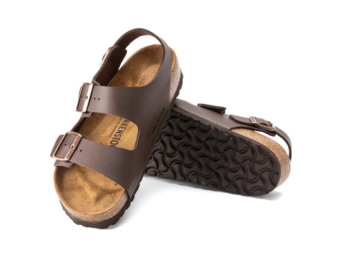 Birkenstock Men Milan Birko-Flor Sandals with 2 Buckles