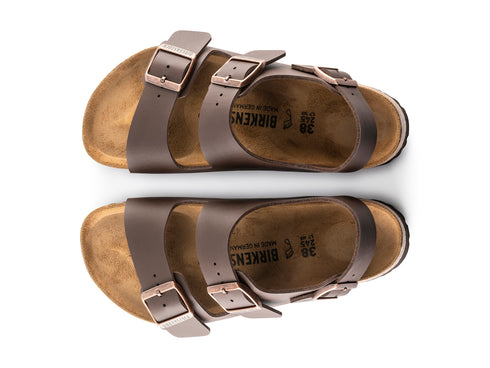 Birkenstock Men Milan Birko-Flor Sandals with 2 Buckles