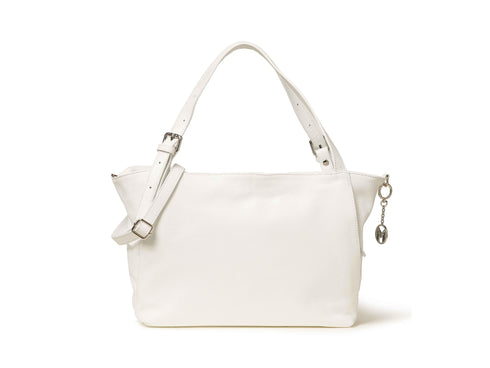 Melluso Borsa a Spalla Morbida in Pelle Bianca BOR993-250553