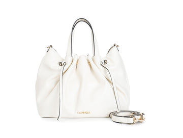 CafèNoir Borsa a Secchiello Panna con Arricciatura C3WD0808-W015