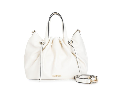 CafèNoir Borsa a Secchiello Panna con Arricciatura C3WD0808-W015