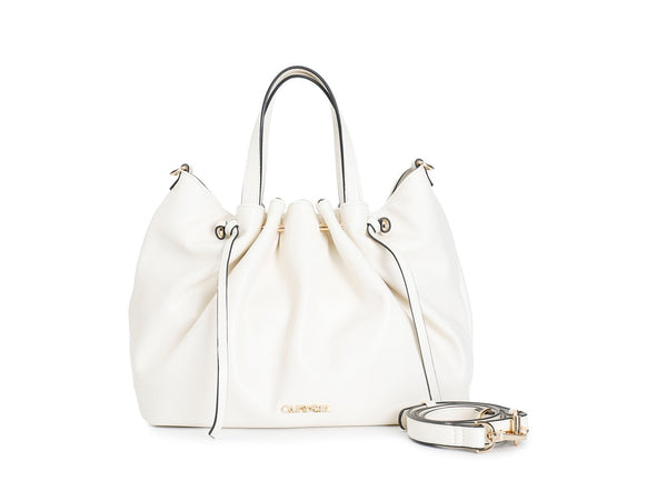 CafèNoir Borsa a Secchiello Panna con Arricciatura C3WD0808-W015