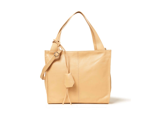 Melluso Borsa Shopping in Pelle Colore Nude con Triplo Scomparto BOR842-231999