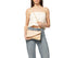Melluso Nude Leather Envelope Clutch with Chain