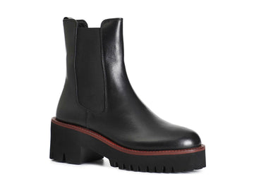 CafèNoir Women Chelsea Boots Fall Winter Leather Upper