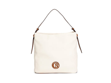 CafèNoir Borsa a Spalla in Canvas con Logo C3NQ0836-Q007