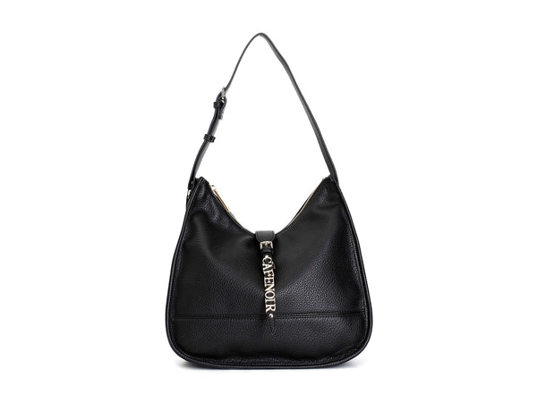 CafèNoir Sacca Morbida Nera con Lettering e Tracolla C3NB0807_N001