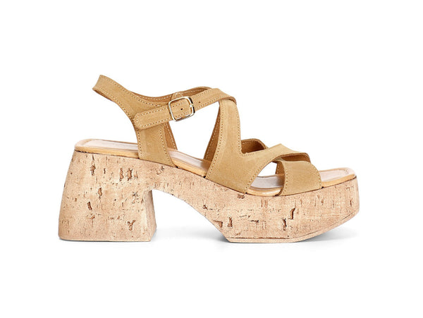 CafèNoir Sandalo Donna con Platform e Tacco Largo C1XO5556-M092