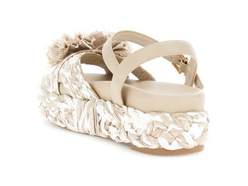 CafèNoir Sandali Sintetico Beige - Dettaglio laterale C1LA9023M005