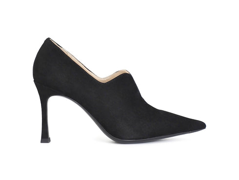 CafèNoir Donna Scarpe Eleganti Accollate in Camoscio Tacco Alto