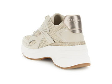 CafèNoir Con stringhe Pelle Beige - Dettaglio laterale C1DH9002M008