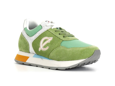 CafèNoir Spring Summer Sneakers Upper Glitter Suede Fabric