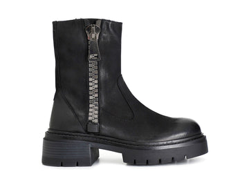 CafèNoir Stivaletti Neri con Maxi Zip: Tendenza Autunno/Inverno C1FB7001-N001