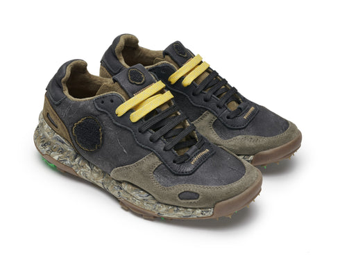 Satorisan Chacrona Scarpe Uomo in Pelle Scamosciata Premium