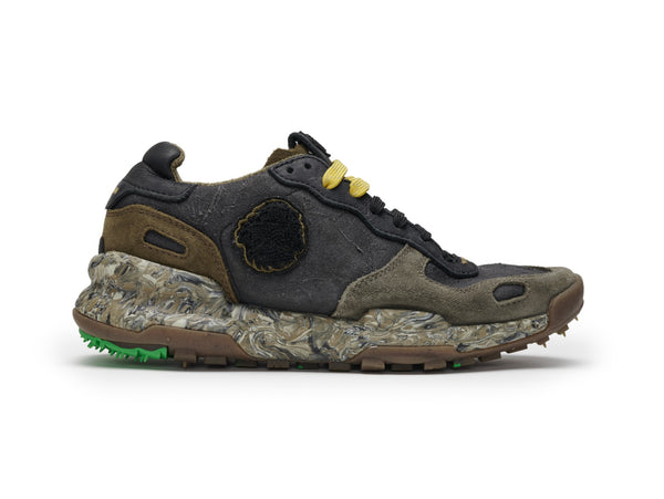 Satorisan Chacrona Scarpe Uomo in Pelle Scamosciata Premium Winter Smoke