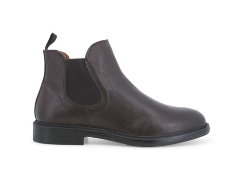Melluso Uomo Stivaletto Chelsea Boots Tomaia Pelle Marrone U55261W-240707