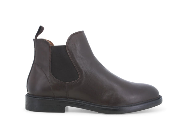 Melluso Uomo Stivaletto Chelsea Boots Tomaia Pelle Marrone U55261W-240707