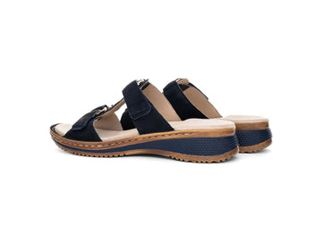 Ara Ciabatta Hawaii in Suede Blu Navy con Tecnologia HighSoft
