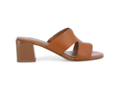 Melluso Donna Ciabatta Estiva Made in Italy Tomaia in Pelle Marrone Cuoio K35136Z-251634