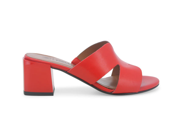 Melluso Donna Ciabatte estive Made in Italy Tomaia in Pelle Rossa K35136W-236841