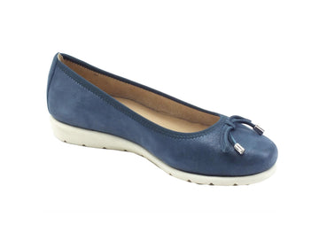 Valleverde Ballerinas Bow Spring Summer Wedge Leather