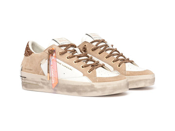Crime London Sneakers Donna Skate Champagne Dust