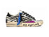 Crime London Sneaker SK8 Deluxe Zebra, Argento e Fucsia