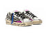 Crime London Sneaker SK8 Deluxe Zebra, Argento e Fucsia