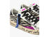 Crime London Sneaker SK8 Deluxe Zebra, Argento e Fucsia