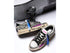Crime London Sneaker SK8 Deluxe Zebra, Argento e Fucsia