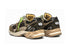 Crime London Men's Fugitive Sneaker in Military Green and Lime