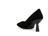 Melluso Pumps in Black Suede with High Sculptural Heel
