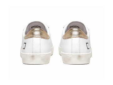 D.A.T.E. Scarpe Donna HILL Low Calf White Platinum