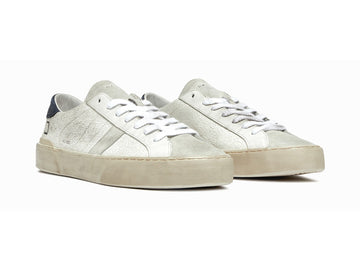D.A.T.E. Sneakers HILL Low Uomo con Tomaia Pelle Used